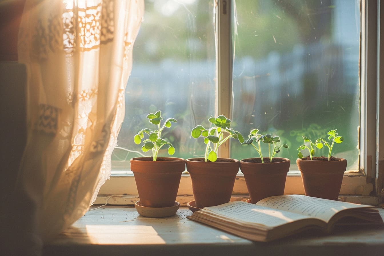 Wildflowers grown from seeds in the Botanical Letter Club