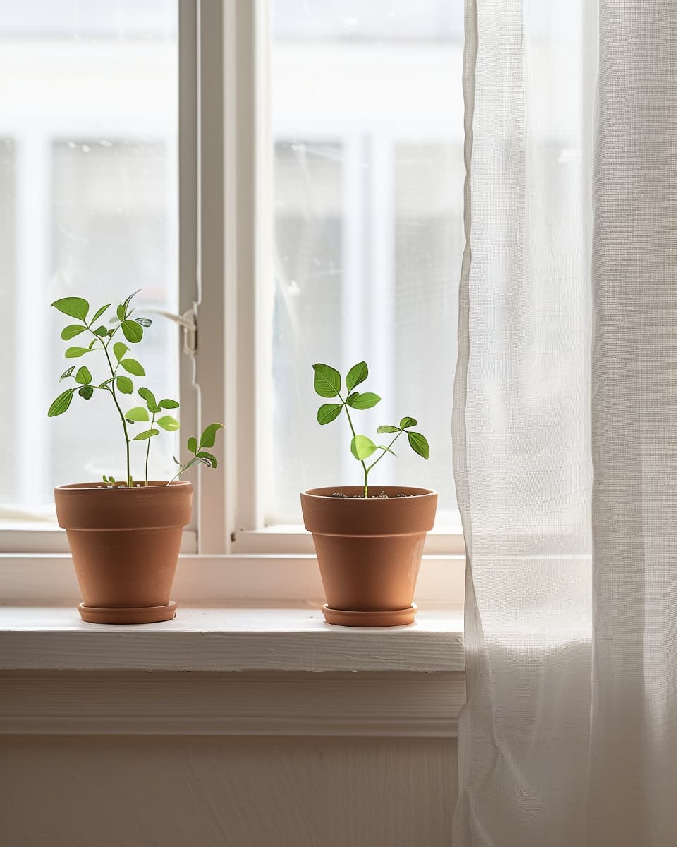 The Botanical Letter Club seed sprouting out of soil